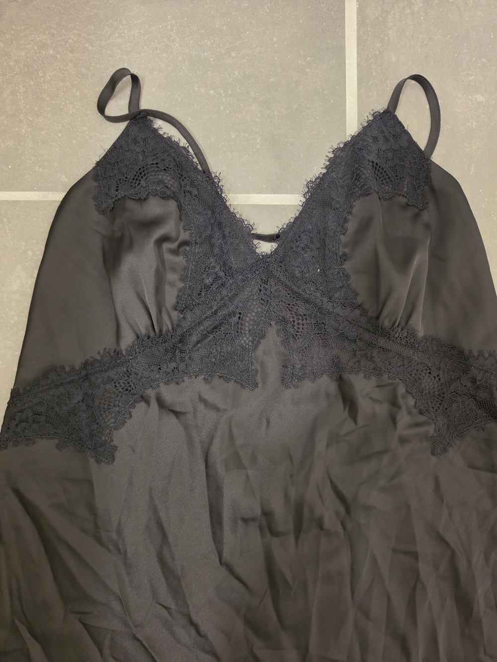 Abercrombie & Fitch Satin Lace-Trim Sleepwear - Picture 4 of 5